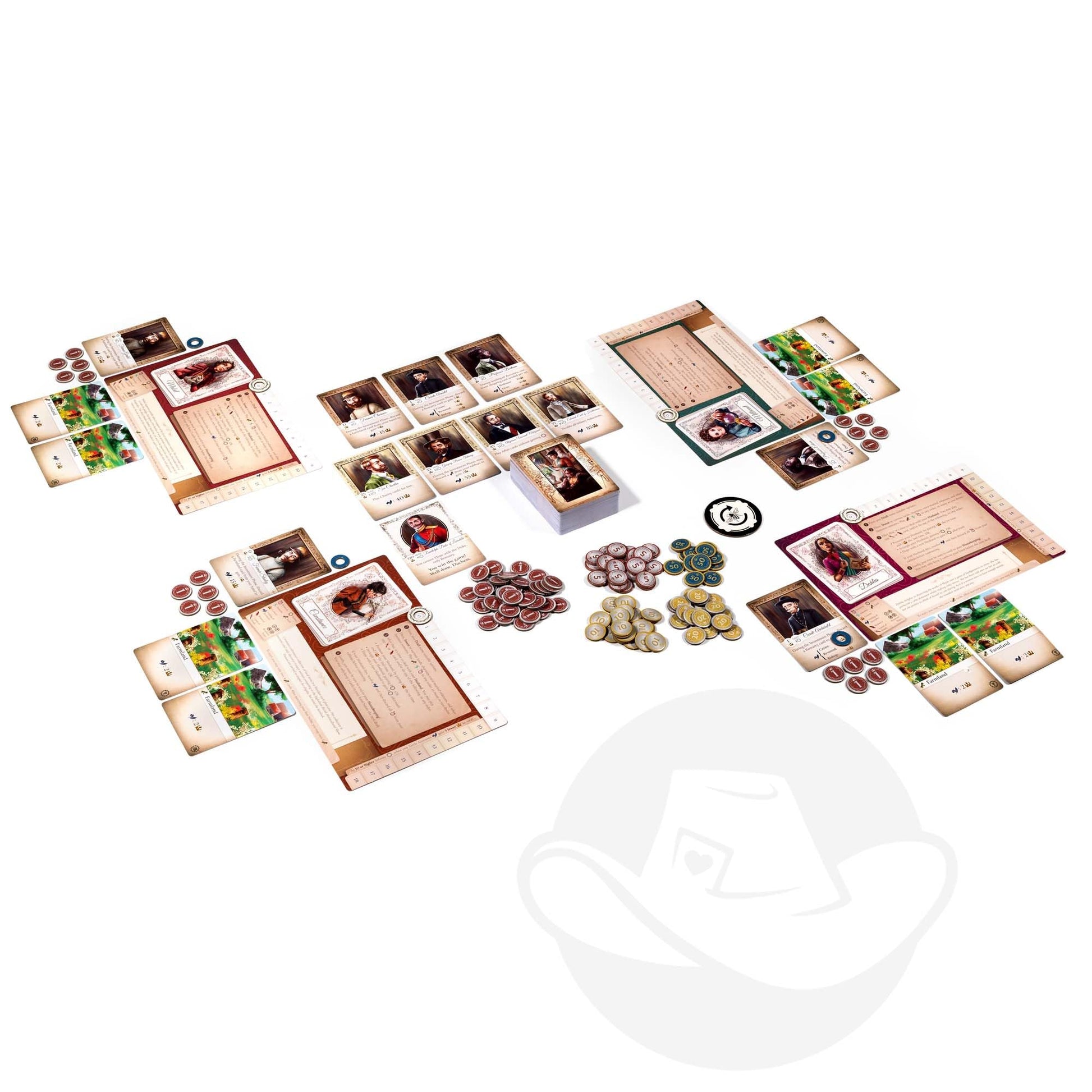 Deadly Dowagers Card Game | Strategic Marriage & Murder Victorian Game for Adults & Teens | Dark Comedy Card-Drafting | 2-6 Players | Perfect for Game
