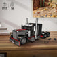 Mould King 10037 Semi Truck Building Set, Flatbed Truck Toy with 10 Wheels, Collectible Car Model to Build and Display, Creative Gift for Adult (1797