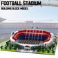 LANGLICHUN 2026 Upgraded Football Stadium Micro Building Blocks Set 3800 PCS Soccer Architecture Model Kit Sports Arena Brick Toy Creative Desk Decor