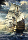 Vintage Royal Warship Puzzles for Adults 1000 Piece Sailing Ship Puzzle