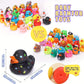 LINICE 30 Pcs Rubber Ducks, Random Assortment Ducks Bulk, Mini Rubber Duckies for Toddler Baby Bath Toys, Kids Bath Pool Toys Birthday Gifts Party