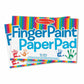 Melissa & Doug Finger Paint Paper Pad (2-Pack, 50-Sheets Each) - 12x18 Inch Art Paper for Kids Activities, Arts and Crafts, and Homeschool Essentials