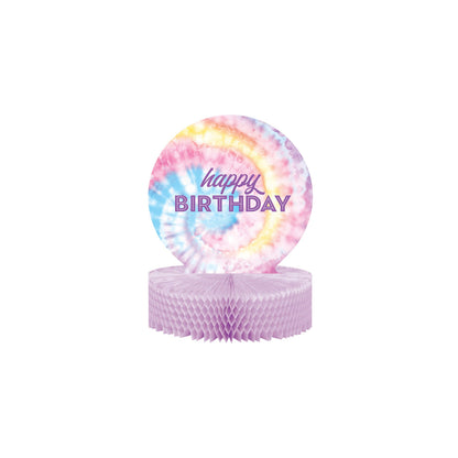 Tie Dye Party Happy Birthday Centerpiece, 1 ct