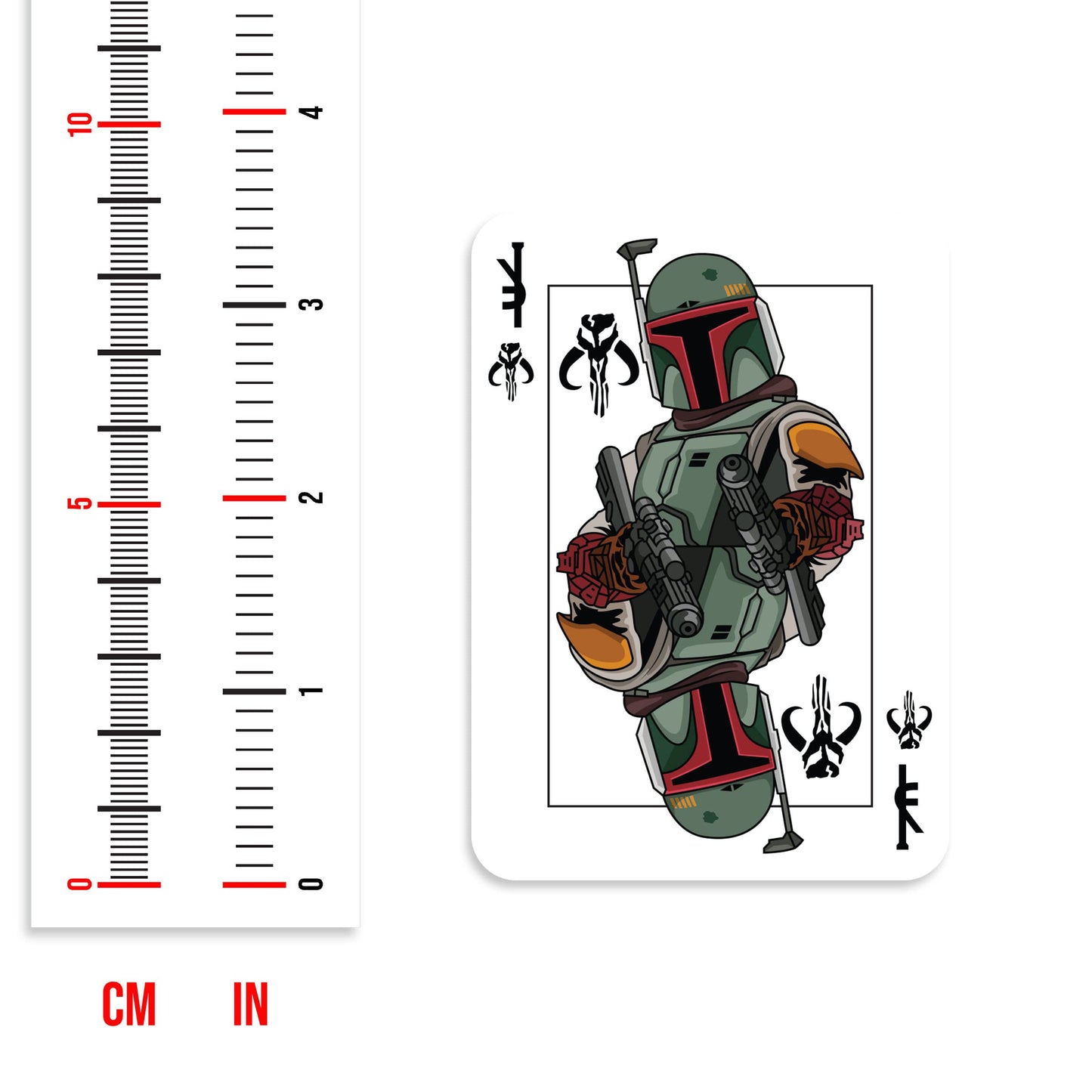 NEO Tactical Gear Bounty Hunter Playing Card Die Cut Vinyl Sticker Pack (3)