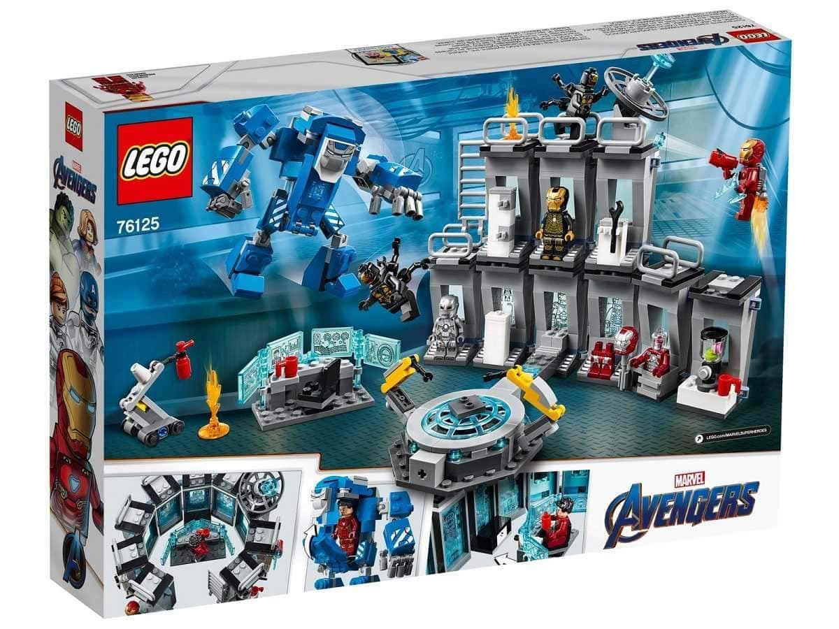 LEGO Marvel Avengers Iron Man Hall of Armor 76125 Building Kit - Marvel Tony Stark Iron Man Suit Action Figures (524 Pieces)