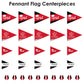 Big Dot of Happiness Red Grad - Best is Yet to Come - Triangle Red Graduation Party Photo Props - Pennant Flag Centerpieces - Set of 20