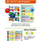 Toys 4 U 7777 The Little Bus TAYO Mini Sticker Book B Type Funny Children's Gifts Kids /Item# R6SG5EB-48Q13501