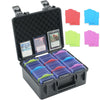 Migitec Toploader Storage Box for 3" x 4" 35PT Rigid Card Holder, Hard Case for Trading Cards, Top Loaders and Sport Cards, Also fit Magnetic Card