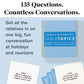 TableTopics Family Gathering Conversation Cards for Multi-Generational Get Togethers with 135 Questions to Use with Relatives at Reunions, Holidays