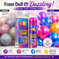 Balloon Shine Spray - 450ml High Shine Balloon Spray, Waterproof, Long-Lasting, Odorless, Instant Shiny Effect for Party Balloons Decorations
