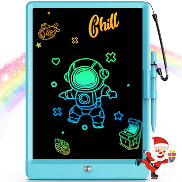 Bravokids Toys for 3-6 Years Old Girls Boys, LCD Writing Tablet 10 Inch Doodle Board, Electronic Drawing Pads, Educational Birthday Gift for 3 4 5 6 7