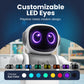 SmartyBot Smart Robot Toy for Kids - Interactive Remote Control Robot with App, Programmable Moves, 7 Customizable LED Eye Colors, Reacts to Music