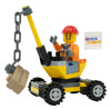 LEGO City: Construction Worker Minifigure with Small Crane