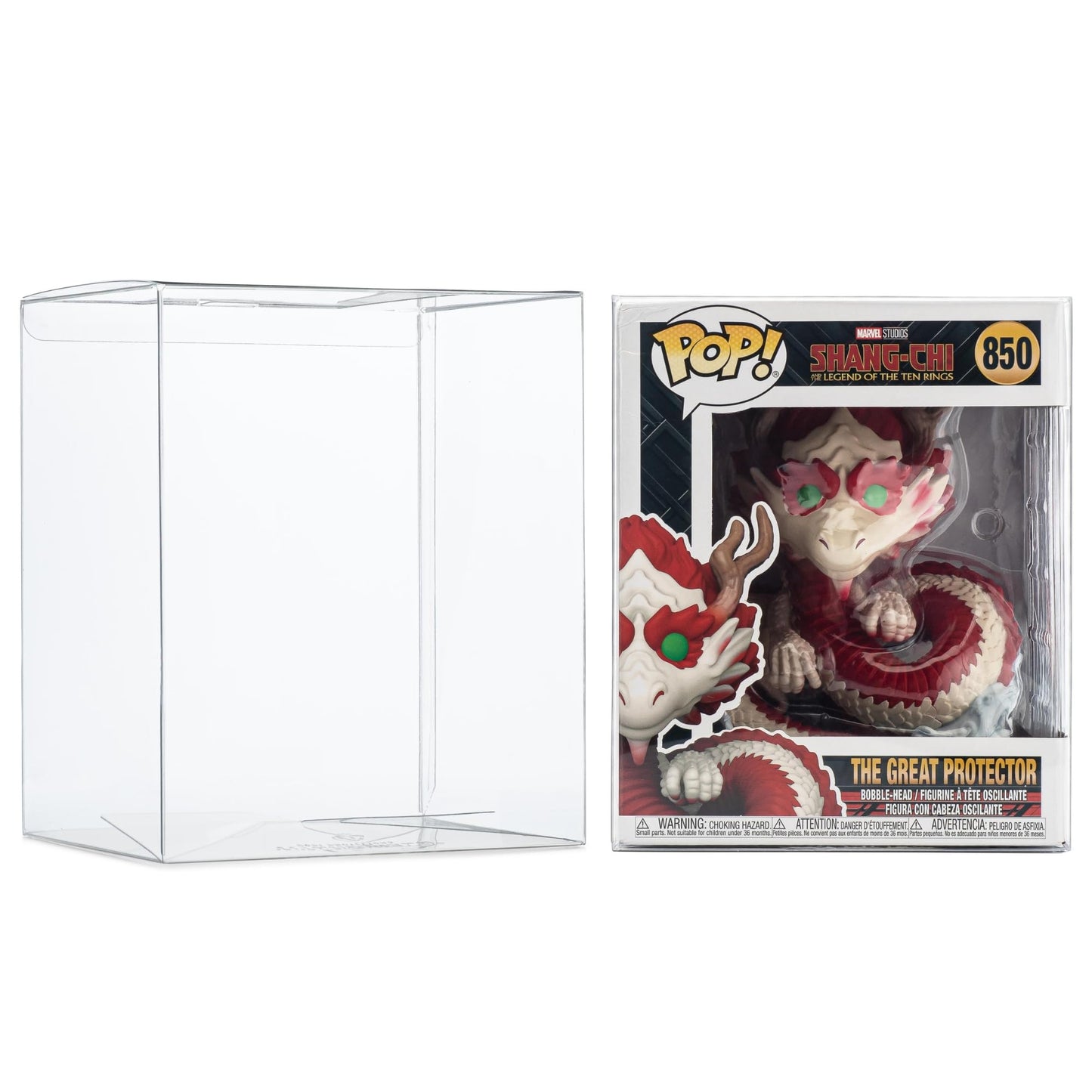 TitanShield (5 Count) 0.5MM [6-INCH] Compatible with Funko UV and Scratch Resistant POP! Protectors Sleeve Case