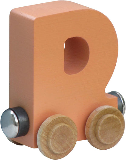 NameTrain Pastel Letter Car D - Made in USA