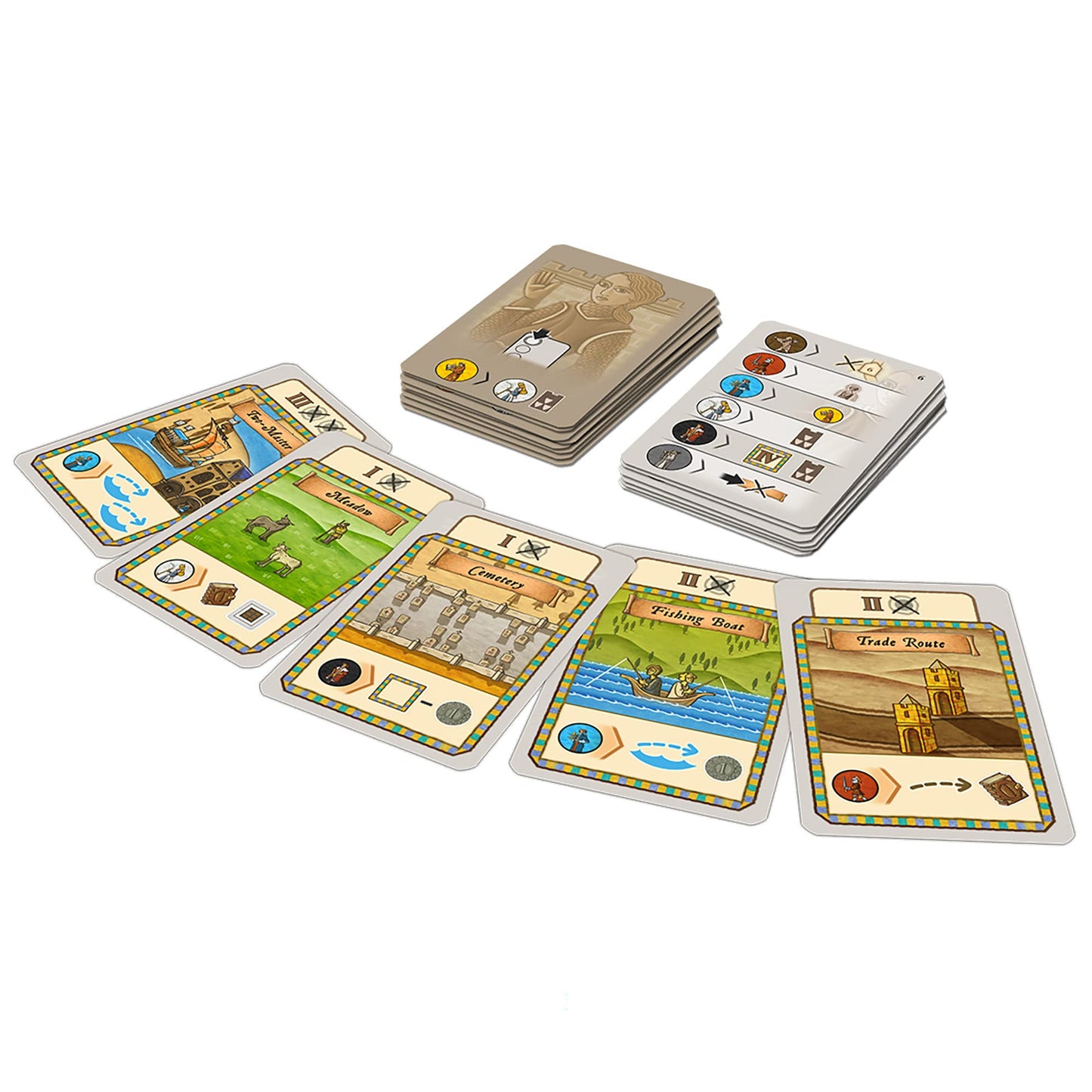 Capstone Games: Orleans: Joan of Arc - Draw and Write Game | Medieval Strategy Theme with Paper and Pencil Choices, Solo and Competitive Play