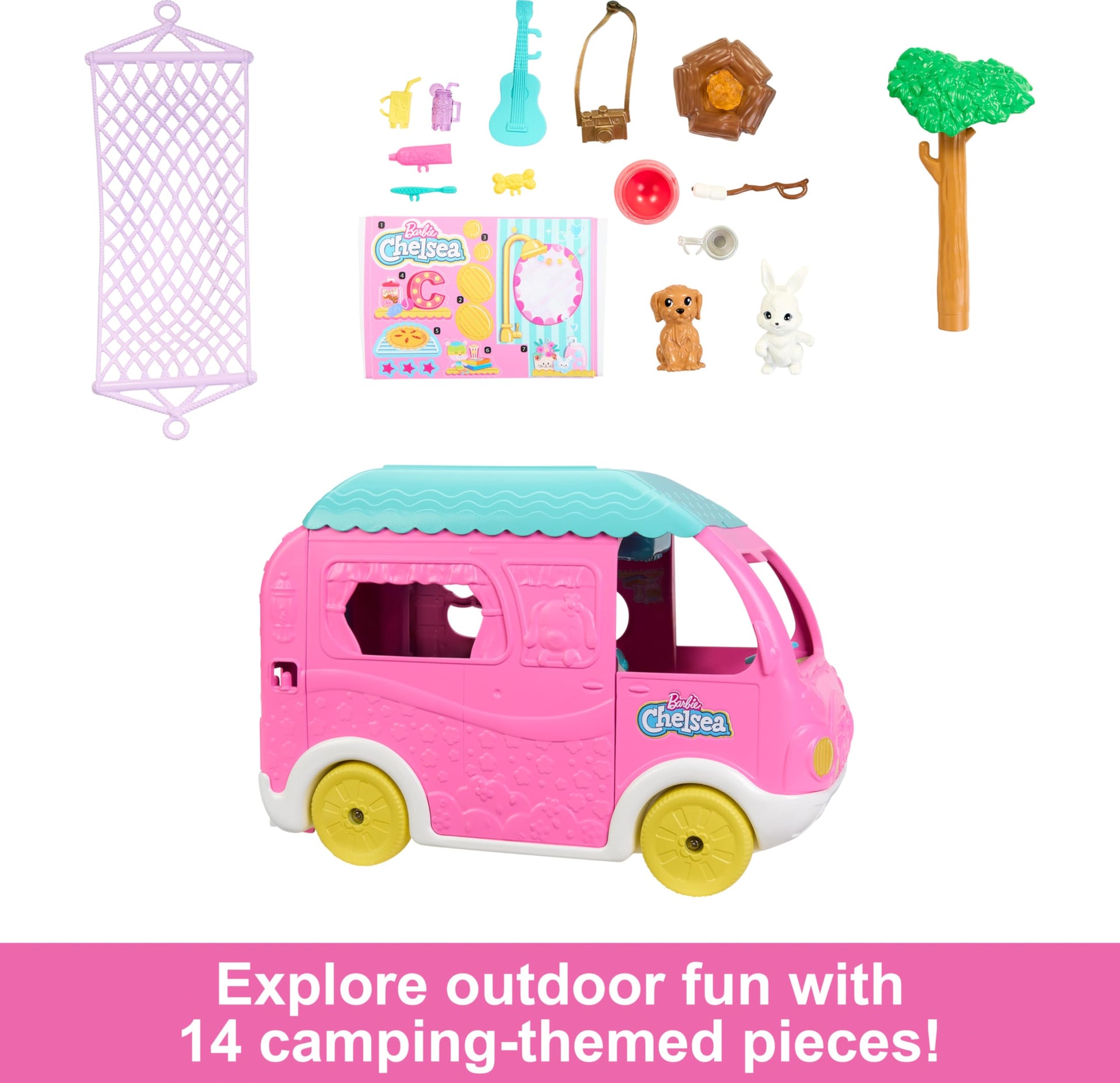Barbie Camper, Chelsea 2-in-1 Playset