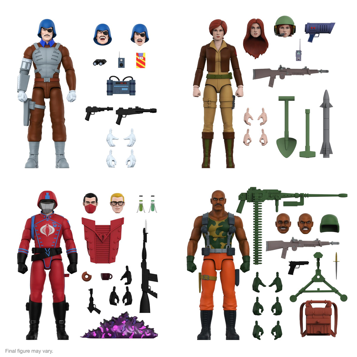 Super7 Ultimates! G.I. Joe Cover Girl - 7" G.I. Joe Action Figure with Accessories - Classic Cartoon Collectibles and Retro Toys