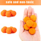 48 Pieces Power Popper Refill Balls Soft Foam Balls Approx 1.2 Inch in Diameter, Foam Balls for Popper Air Blaster Guns, Replacement Foam Bullet Ball