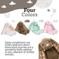 Plushible Easter Bunny Stuffed Animal, 14" (Brown) - Soft Embroidered Stuffed Bunny Plush Toy for Kids, Newborns, Boys & Girls, Cuddly and Adorable