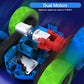 Hamdol Remote Control Car for Kids, 360° Rotating Double-Sided RC Car with LED Headlights, 4WD 2.4GHz Electric Rechargeable Toy Vehicle for Boys