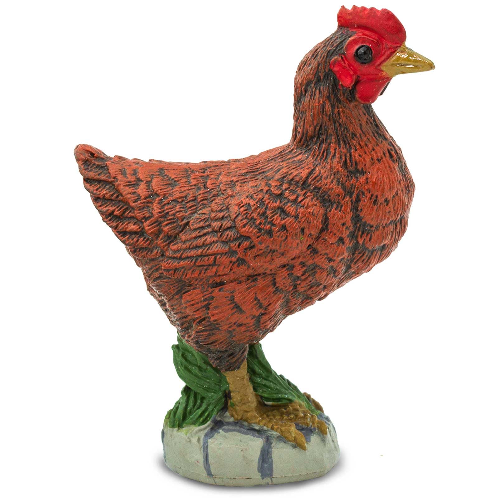Safari Ltd. Bantam Hen Figurine - Hand-Painted, Realistic 2" Model Figure - Fun Educational Toy for Boys, Girls & Kids Ages 3+