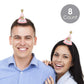 Big Dot of Happiness Sweet 16 - Mini Cone 16th Birthday Party Hats - Small Little Party Hats - Set of 8