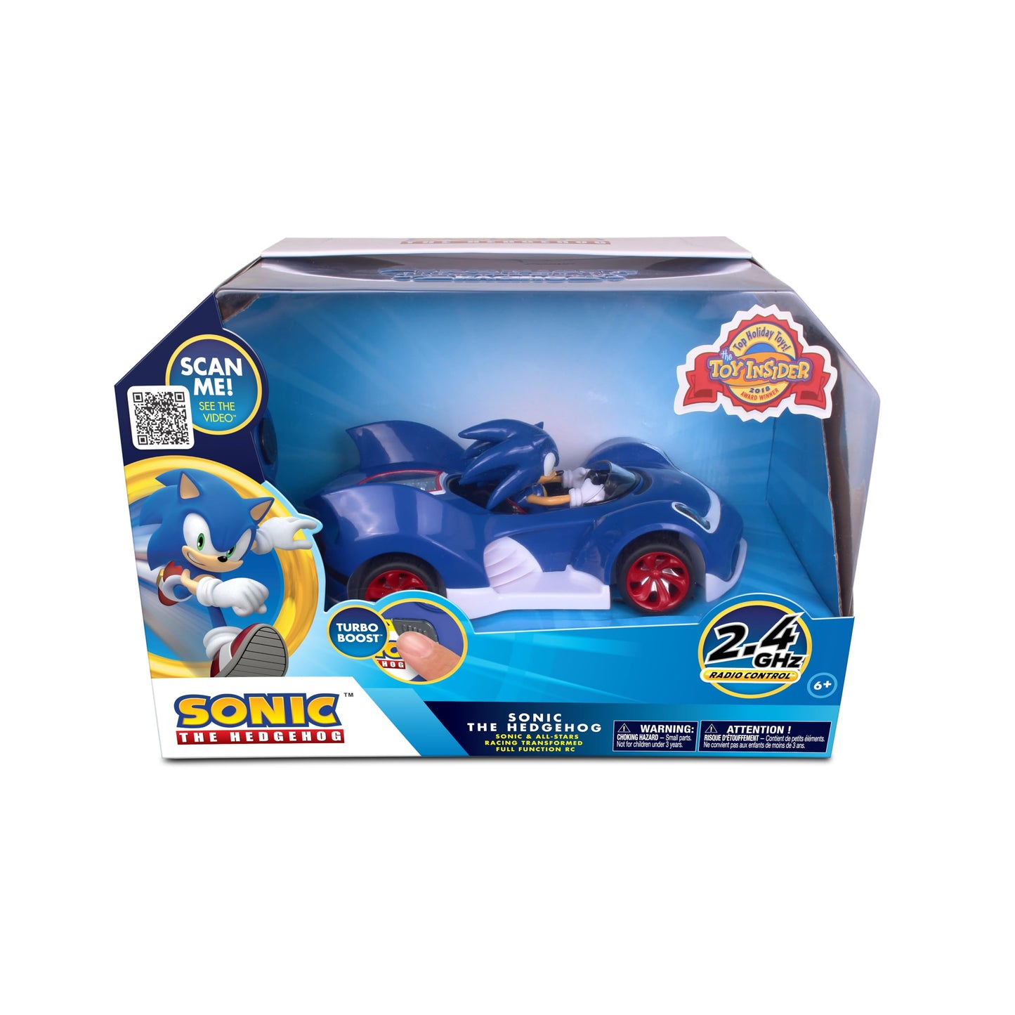 NKOK RC Sonic SSAS R2 Car with Lights, Blue (614)