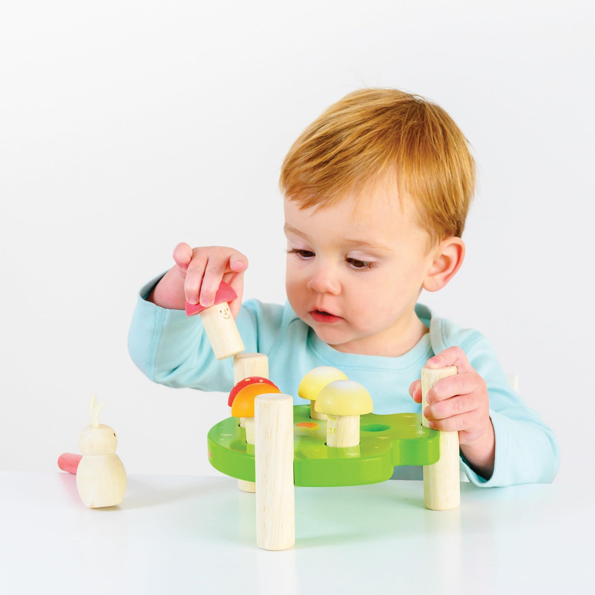 Le Toy Van - Petilou Wooden Educational Mr Mushroom Hammer Game Play Set | Suitable for Toddlers - Boys Or Girls 18 Months +