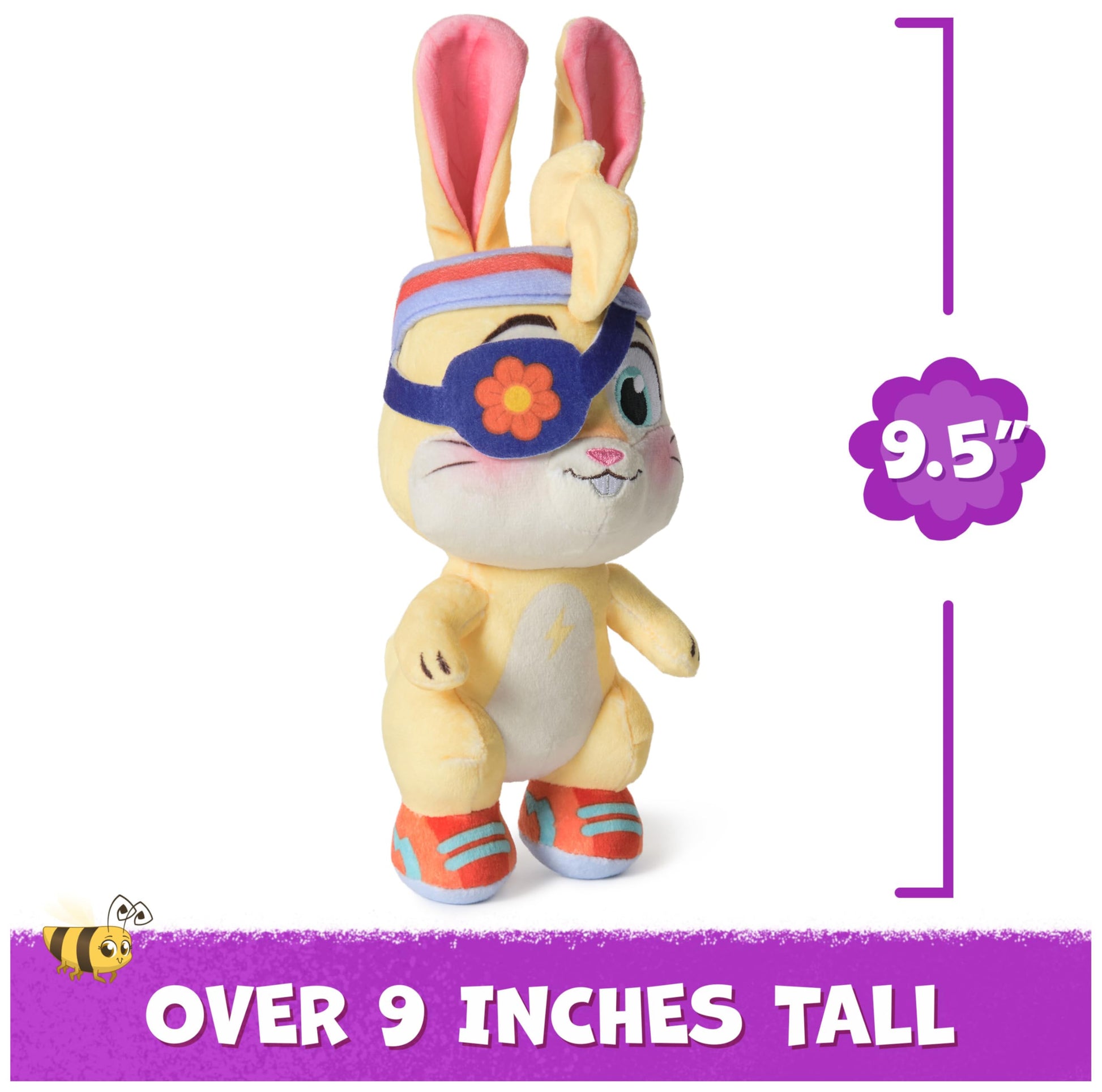 Vida the Vet, Zig Zag Plush Toy, 9-Inch Tall Stuffed Animals with Super-Soft Fur, Kids Toys for Girls & Boys Ages 3 and up