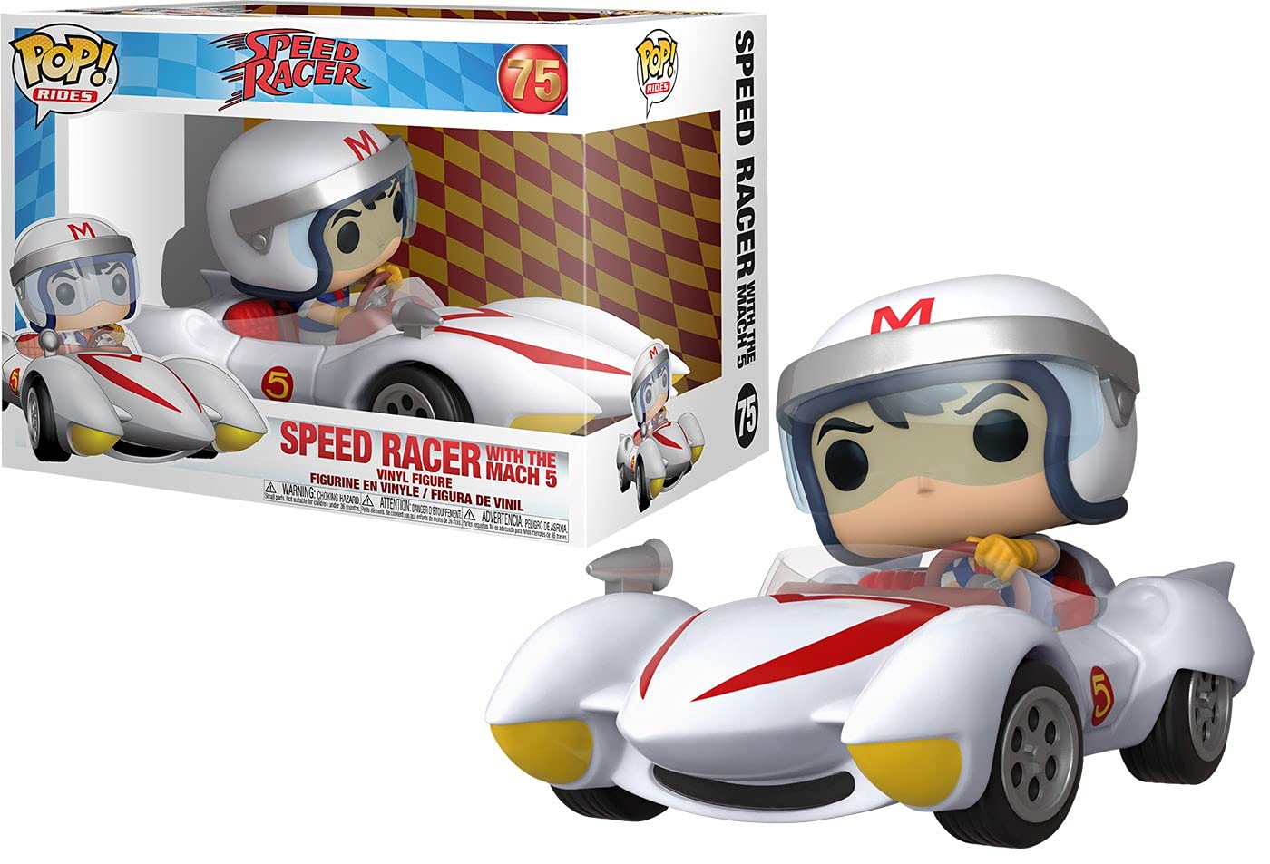 Funko Pop! Rides: Speed Racer - Speed with Mach 5, Multicolor