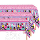 Oojami 3 Pack Table Cover Spa Theme Tablecloth Large Size 54" x 108" Includes 1 Happy Birthday Banner Ideal for Spa Themed Birthday, Spa Party Table