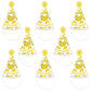 Big Dot of Happiness Let’s Go Bananas - Cone Happy Birthday Party Hats for Kids and Adults - Set of 8 (Standard Size)