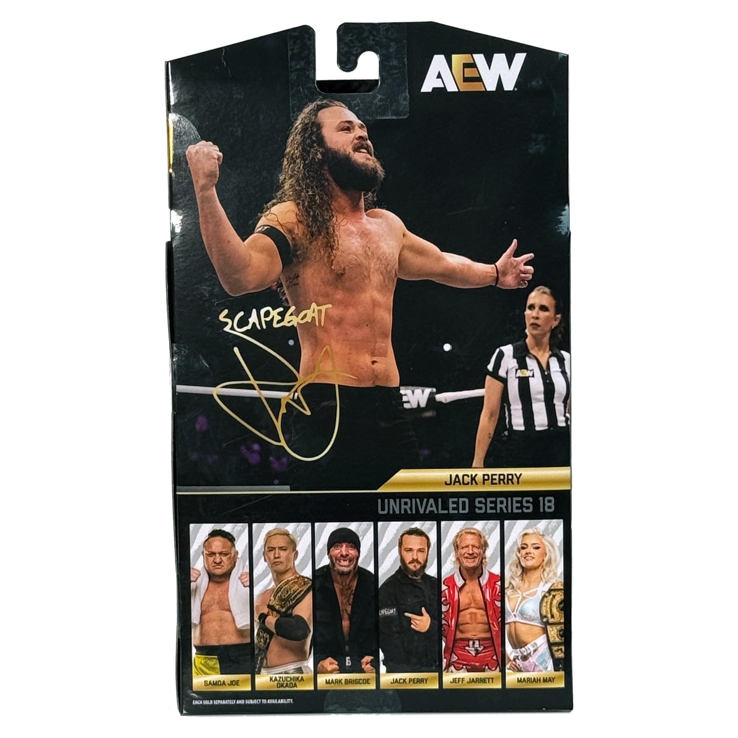 AEW Jack Perry Unrivaled 18 Toy Wrestling Action Figure