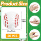 30 Pack Baseball Stress Balls,2.5 Inch Soft Foam Baseballs,Sports Squeeze Balls Toys for Kids,School Carnival Reward,Sports Theme Party