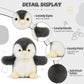 ABEARCAR Cute Penguin Plush Soft Stuffed Animals 6" Soft Penguin Stuffed Plushies Pillow Birthday Christmas Valentine's Day Gifts for Kids Girlfriend
