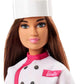 Barbie Doll & Accessories, Career Pastry Chef Doll with Hat, and Cake Slice
