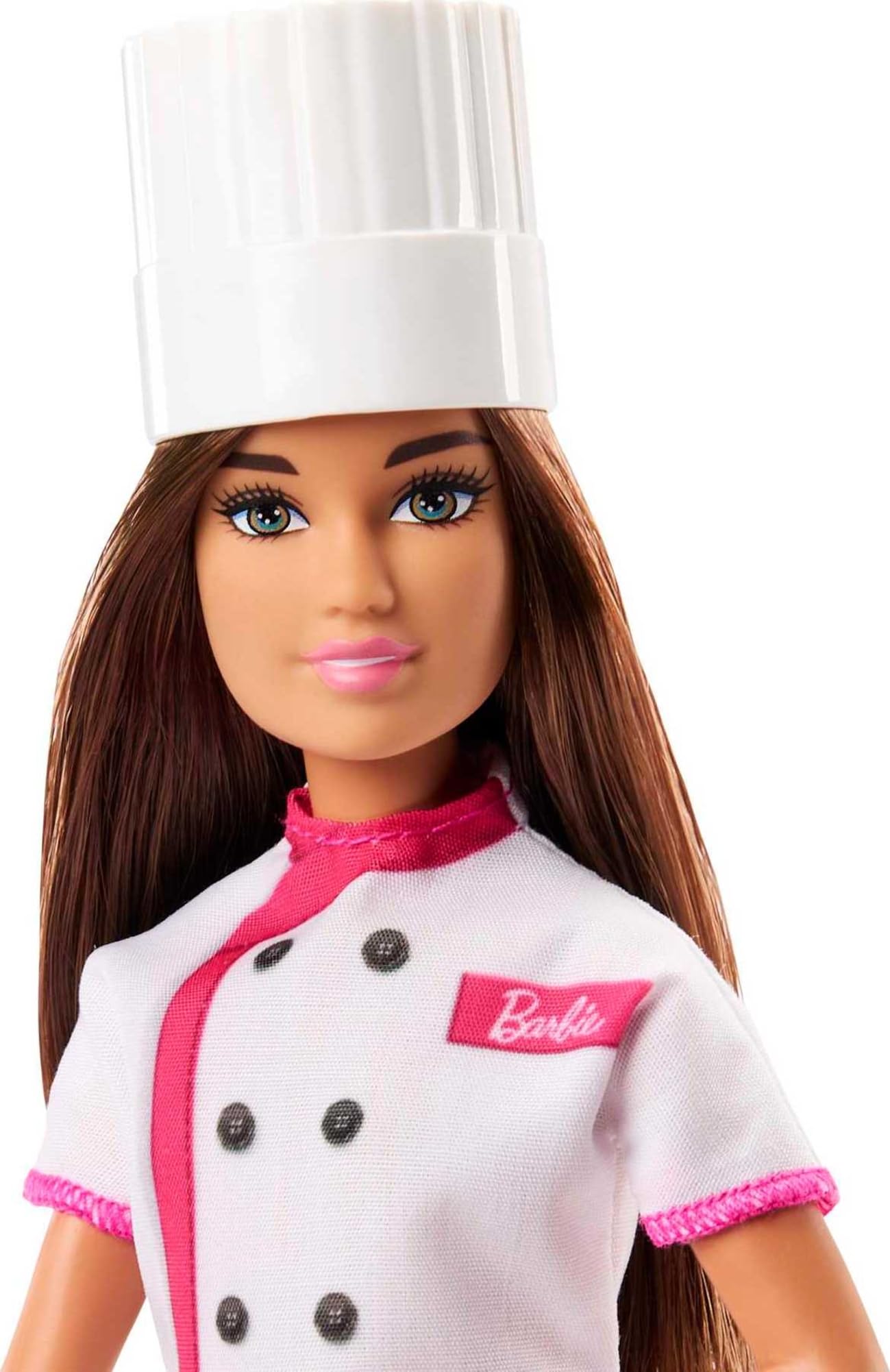 Barbie Doll & Accessories, Career Pastry Chef Doll with Hat, and Cake Slice