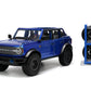 Jada Just Trucks 1:24 2021 Ford Bronco Die-Cast Car & Tire Rack, Toys for Kids and Adults(Candy Blue)