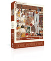 New York Puzzle Company - Loré Pemberton Winter Stores - 500 Piece Jigsaw Puzzle for Adults by Loré Pemberton