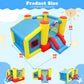 WELLFUNTIME Inflatable Bounce House with Blower, Jumping Castle Slide