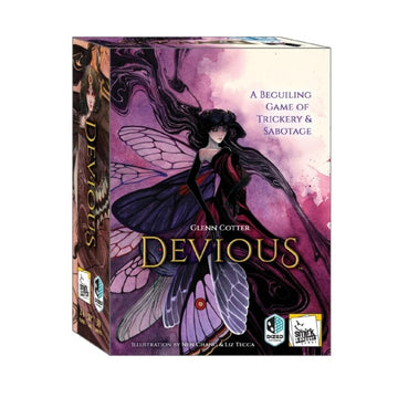 Devious by Smirk & Dagger | Ages 10+ | 2-6 Players | Strategic Anti-Set Collection Card Game with Variable Faerie Tribes, Drafting Mechanics & Chaotic