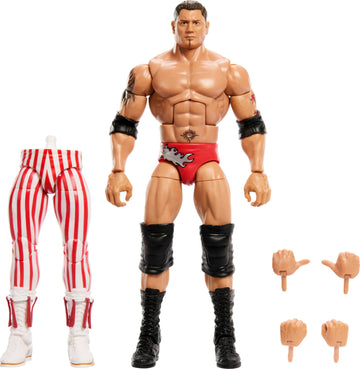Mattel WWE Elite Collection Action Figure Royal Rumble Batista with Accessory and Virgil Build-A-Figure Parts