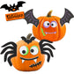 Qidiwin Halloween Pumpkin Face Foam Stickers- 16 Packs Decorating Foam Craft Kit Stickers, Party Decoration Foam Stickers, Make Funny Pumpkins Craft