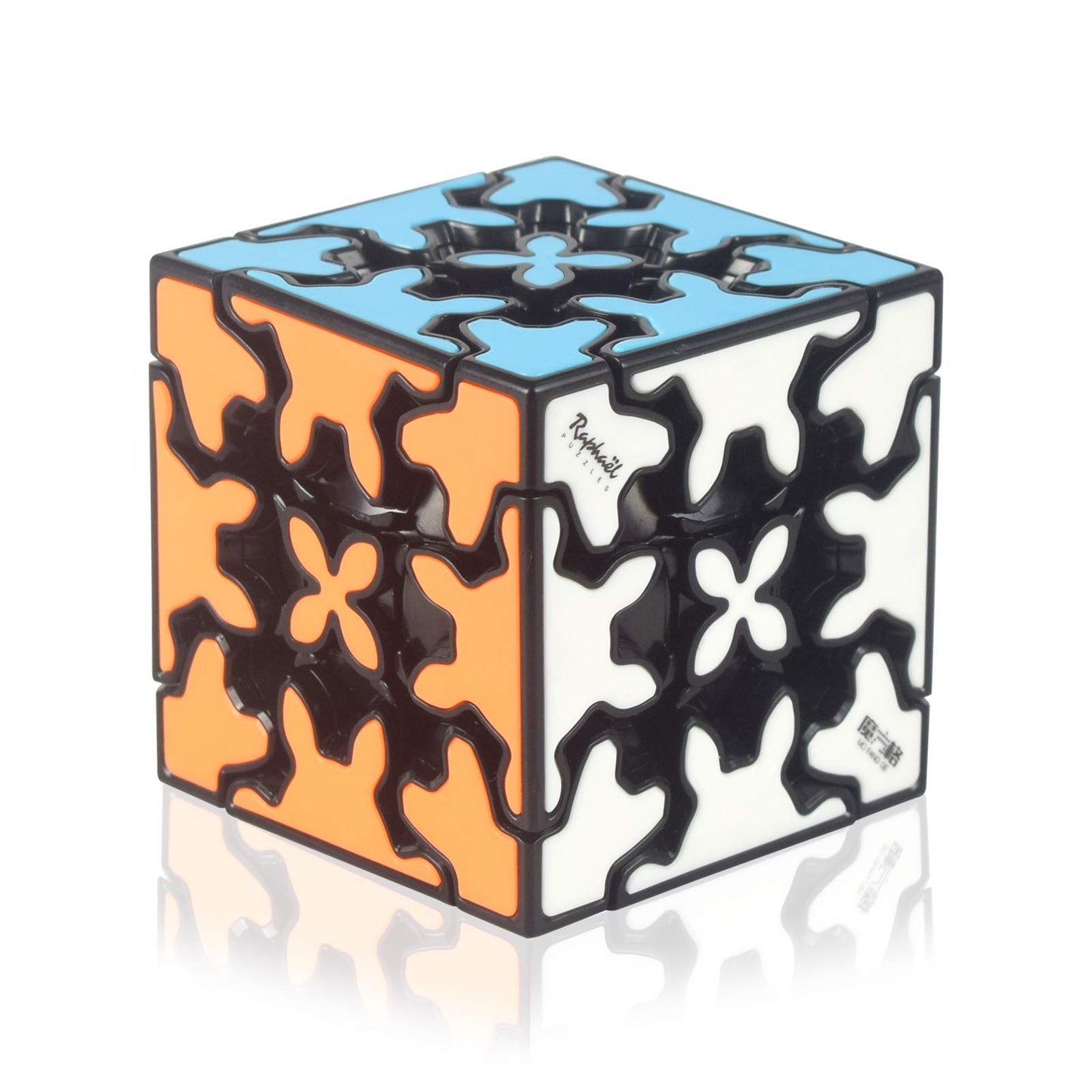 Gear Speed Cube 3x3,Embedded Tile Design Magic Cube 3x3x3 Puzzles Toys