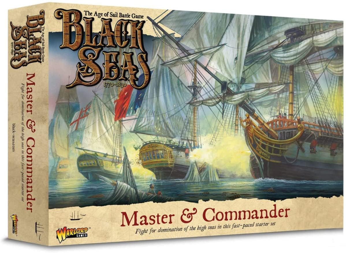 Warlord Games Master & Commander Starter Set Black Seas The Age of Sail Game for 2 or More Players Using Miniatures