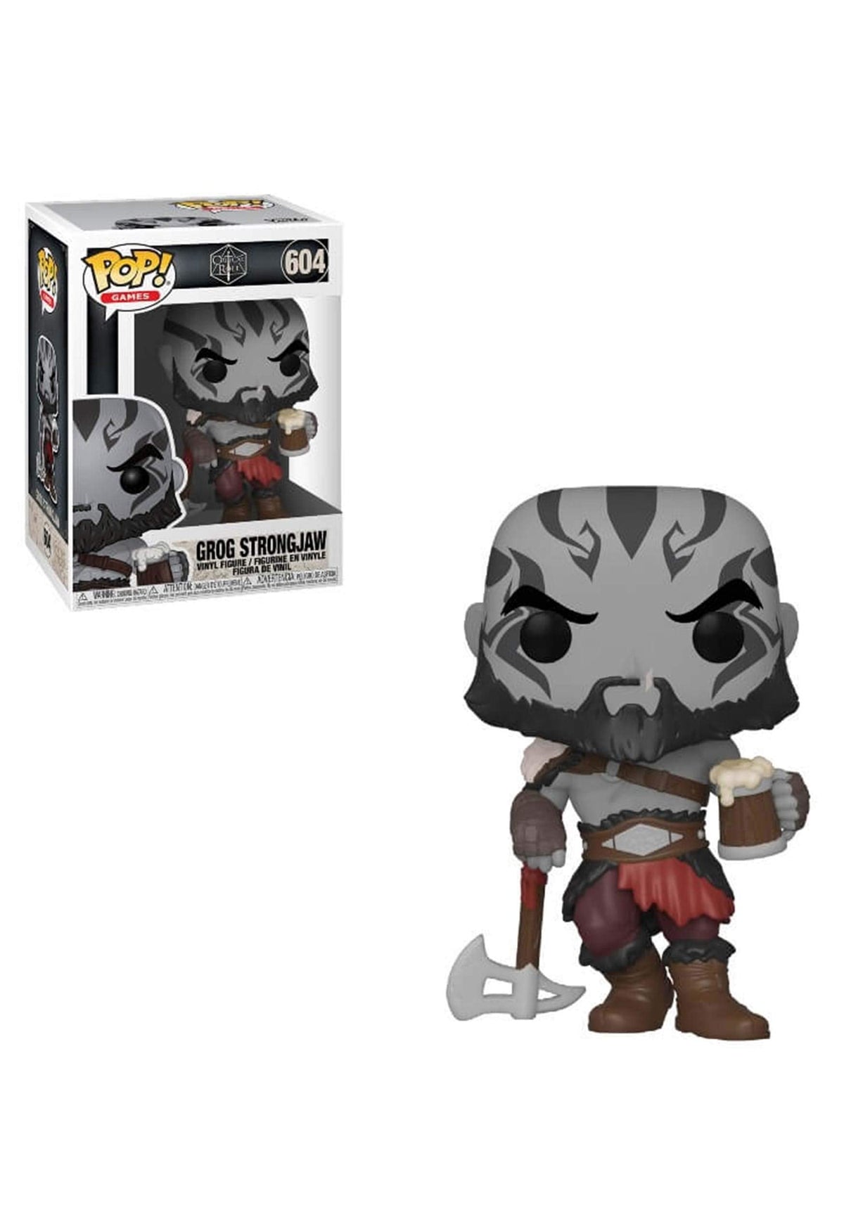 Funko Pop! Games: Vox Machina - Grog Strongjaw, Multicolour, 3.75 inches