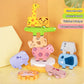 Oukitoymer Montessori Toys, 10pcs Wooden Animal Blocks, Baby Sorting Stacking Educational Learning Puzzles, Sensory Toys for 0 1 2 3 4 Year Old Kids