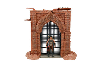 McFarlane Toys Prince of Persia Deluxe Box Playset - Alamut Gate with 4" Dastan Action Figure