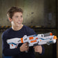 NERF Modulus Mediator Blaster - Fires 6 Darts in a Row, Pump Action, Slam Fire, Includes 6-Dart Clip and 6 Official Nerf Elite Darts (Amazon